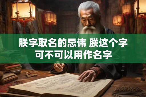 朕字取名的忌讳 朕这个字可不可以用作名字