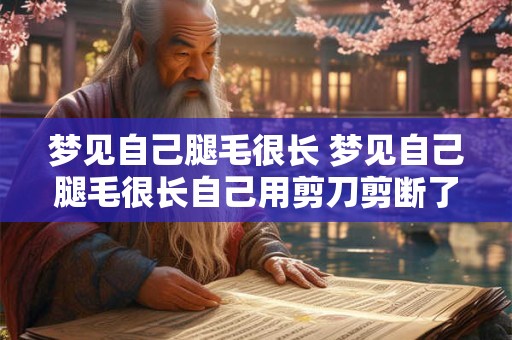 梦见自己腿毛很长 梦见自己腿毛很长自己用剪刀剪断了