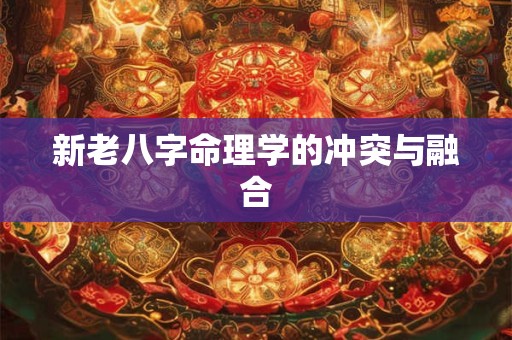 新老八字命理学的冲突与融合