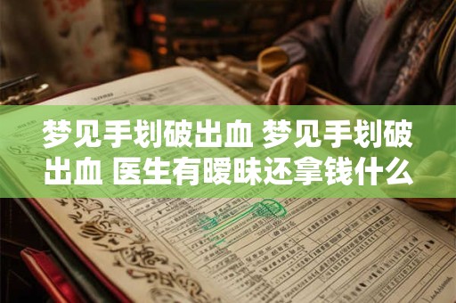梦见手划破出血 梦见手划破出血 医生有暧昧还拿钱什么意思