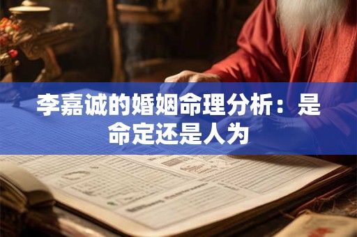 李嘉诚的婚姻命理分析：是命定还是人为