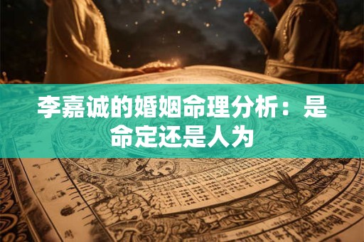 李嘉诚的婚姻命理分析：是命定还是人为
