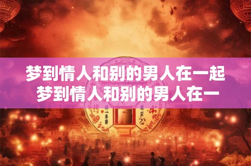 梦到情人和别的男人在一起 梦到情人和别的男人在一起睡觉什么意思 梦到情人和别的男人在一起 梦到情人和别的男人在一起睡觉什么意思