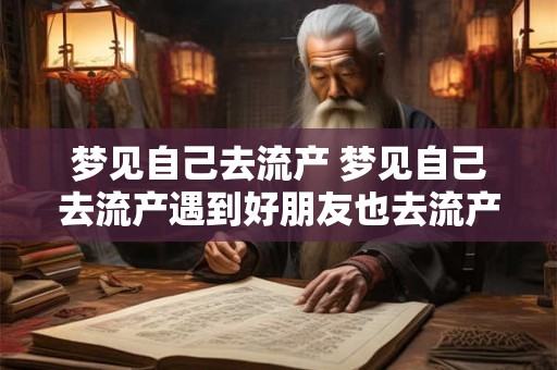 梦见自己去流产 梦见自己去流产遇到好朋友也去流产