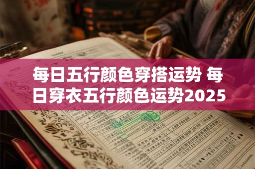 每日五行颜色穿搭运势 每日穿衣五行颜色运势2025.7.5