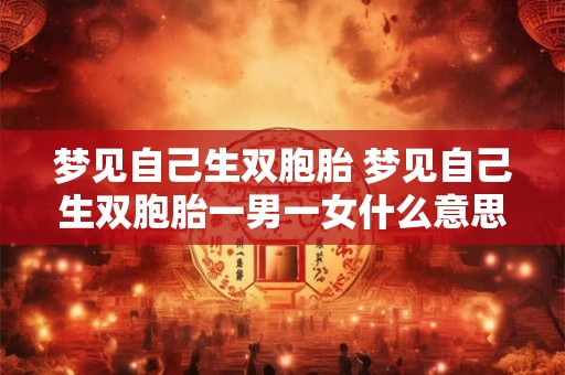 梦见自己生双胞胎 梦见自己生双胞胎一男一女什么意思