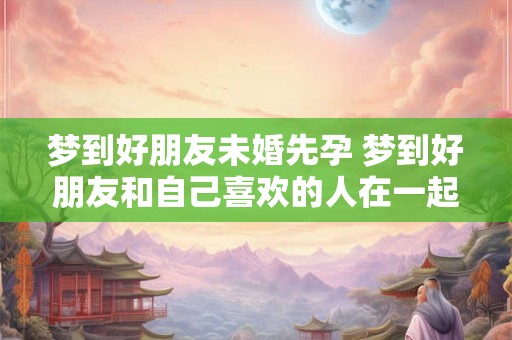 梦到好朋友未婚先孕 梦到好朋友和自己喜欢的人在一起了