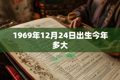 1969年12月24日出生今年多大