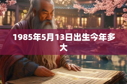 详细阅读:1985年5月13日出生今年多大 1985年5月13日出生今年多大
