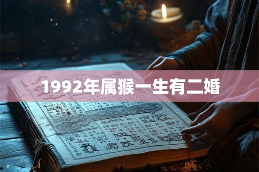 1992年属猴一生有二婚