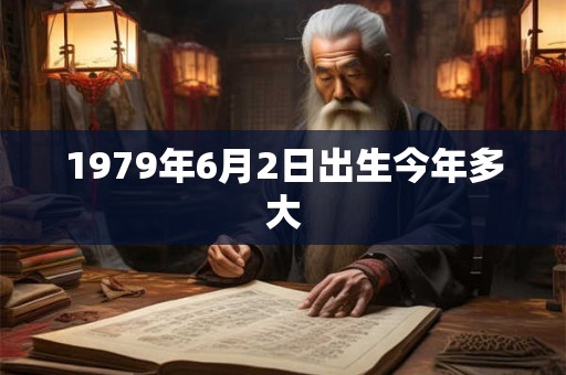 1979年6月2日出生今年多大