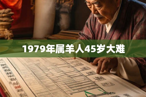 1979年属羊人45岁大难