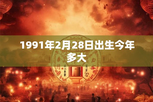 1991年2月28日出生今年多大