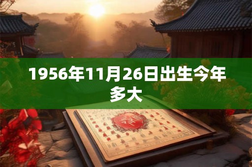 1956年11月26日出生今年多大