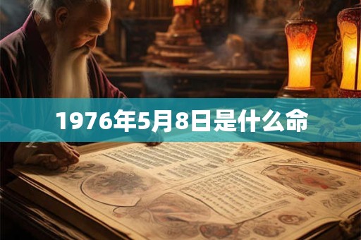 1976年5月8日是什么命
