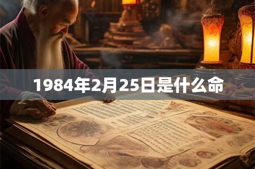 1984年2月25日是什么命