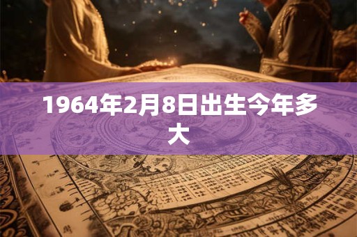 1964年2月8日出生今年多大