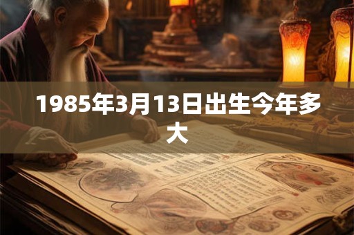 1985年3月13日出生今年多大
