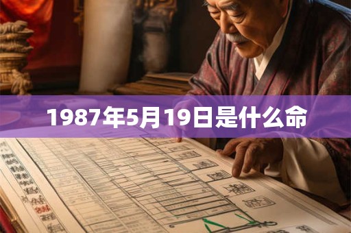 1987年5月19日是什么命