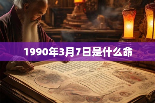 1990年3月7日是什么命