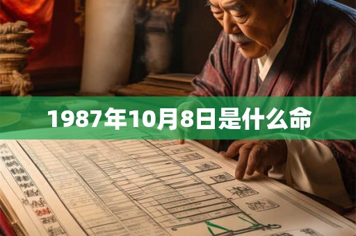 1987年10月8日是什么命