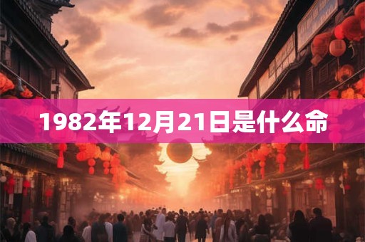 1982年12月21日是什么命
