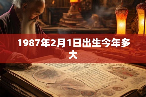 1987年2月1日出生今年多大