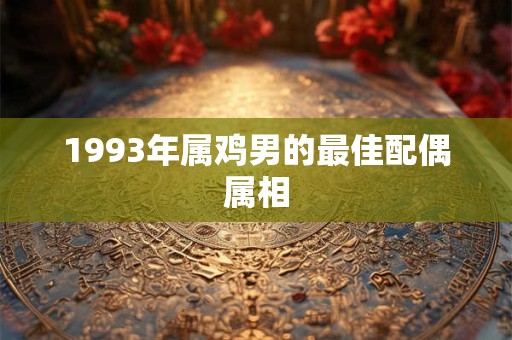 1993年属鸡男的最佳配偶属相