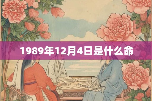 1989年12月4日是什么命