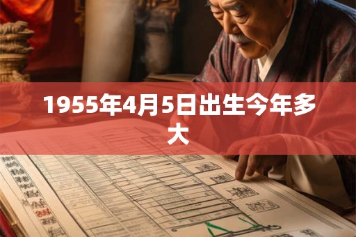 1955年4月5日出生今年多大
