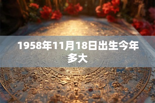 1958年11月18日出生今年多大 1958年11月18日出生今年多大