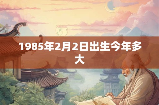 1985年2月2日出生今年多大