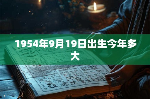 1954年9月19日出生今年多大