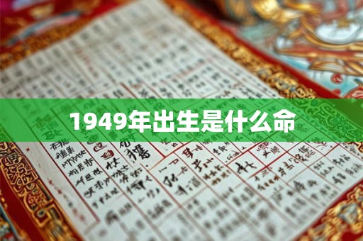 1949年出生是什么命