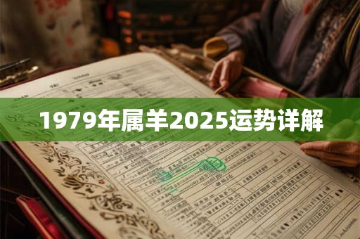 1979年属羊2026运势详解