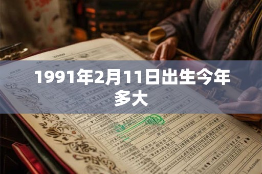1991年2月11日出生今年多大