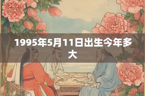 1995年5月11日出生今年多大