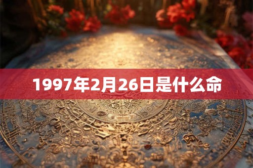 1997年2月26日是什么命