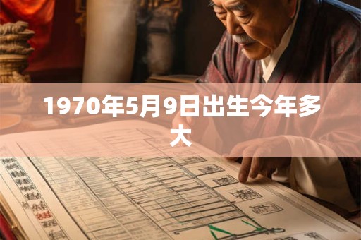 1970年5月9日出生今年多大