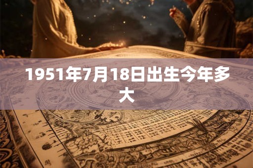 1951年7月18日出生今年多大