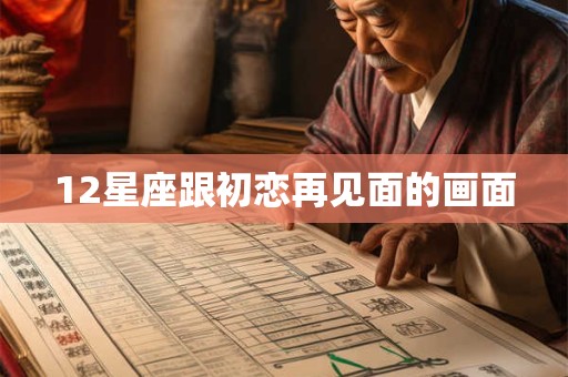 12星座跟初恋再见面的画面