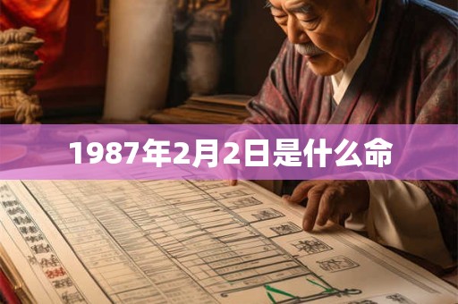 1987年2月2日是什么命