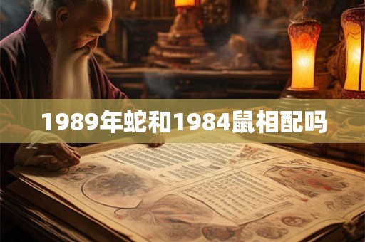 1989年蛇和1984鼠相配吗
