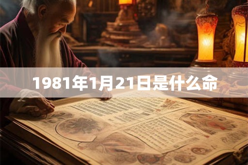 1981年1月21日是什么命 1981年1月21日是什么命