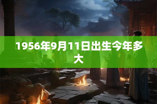 1956年9月11日出生今年多大