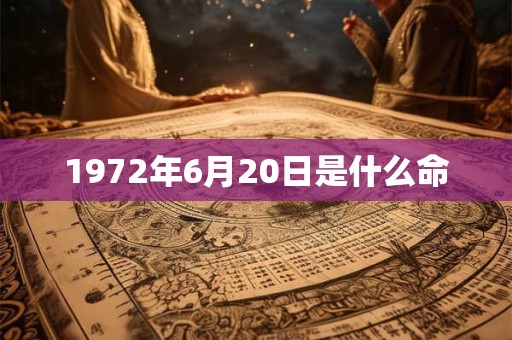 1972年6月20日是什么命