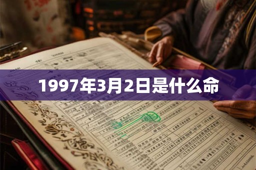 1997年3月2日是什么命