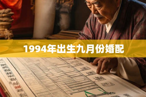 1994年出生九月份婚配