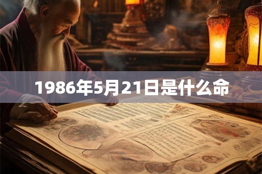 1986年5月21日是什么命