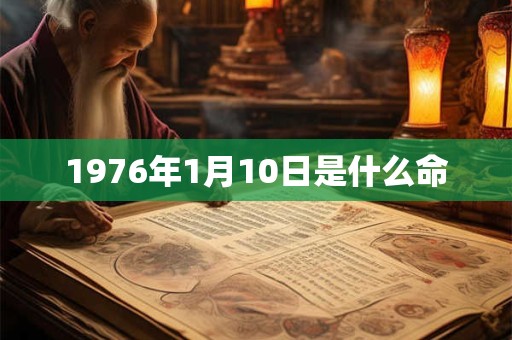 1976年1月10日是什么命